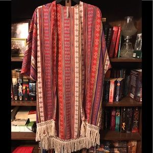 Mona B fringed kimono